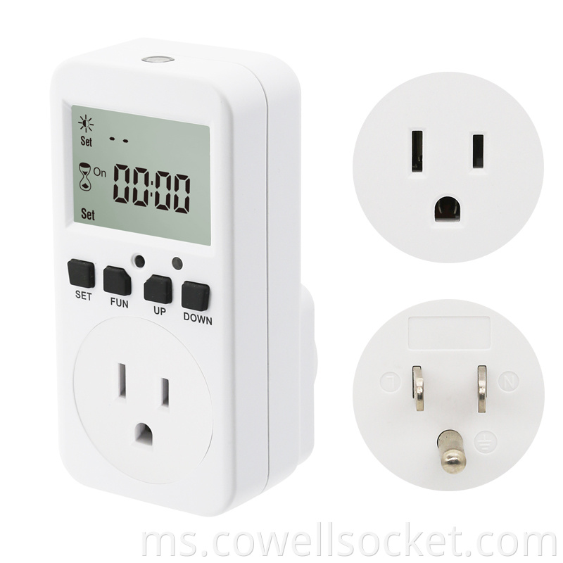 Photocell Countdown Timer Plug Specification